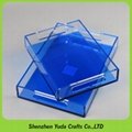 customized acrylic tray square serving tray for breakfast 5