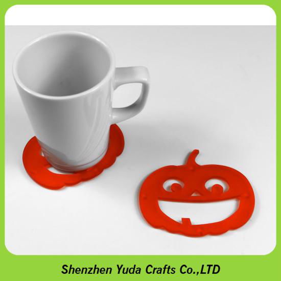 set of acrylic coasters desktop acrylic coffee cup mat plastic pad