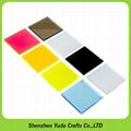 set of acrylic coasters desktop acrylic coffee cup mat plastic pad 2