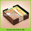 acrylic UV printing coaster wholesale cup mat acrylic drink cup coaster