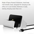 Aluminum Micro USB Phone Charging Holder Station Desktop Sync Dock Charger 2