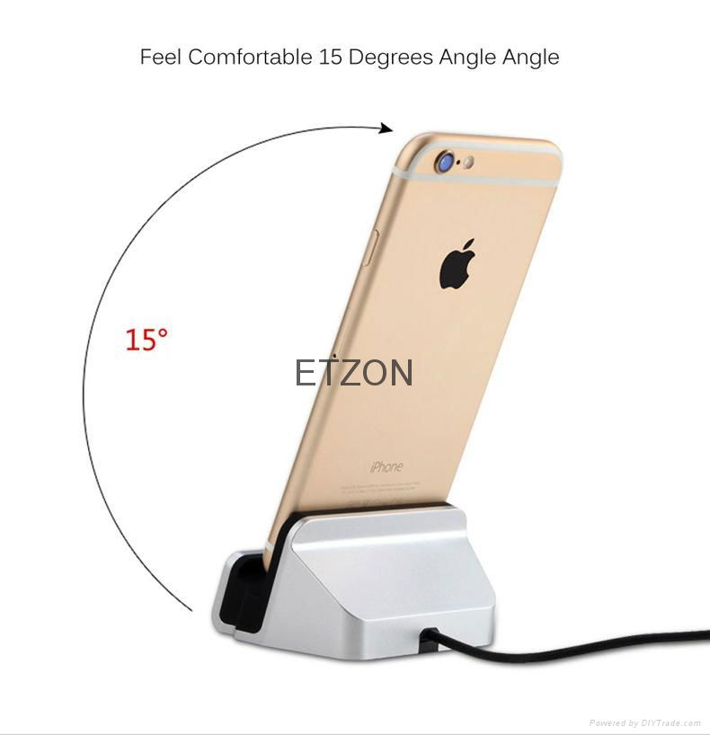 Charger Dock Stand Station For Android Phone Desktop Cradle Charging Data Sync  5