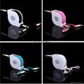 High Quality 3 in 1 DataTransfer Retractable Micro USB Charging Cable for Phone 2