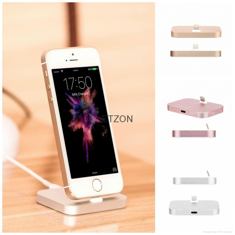 Aluminum Alloy USB Charger Dock Charger Station For IPhone 7 Plus 5 6