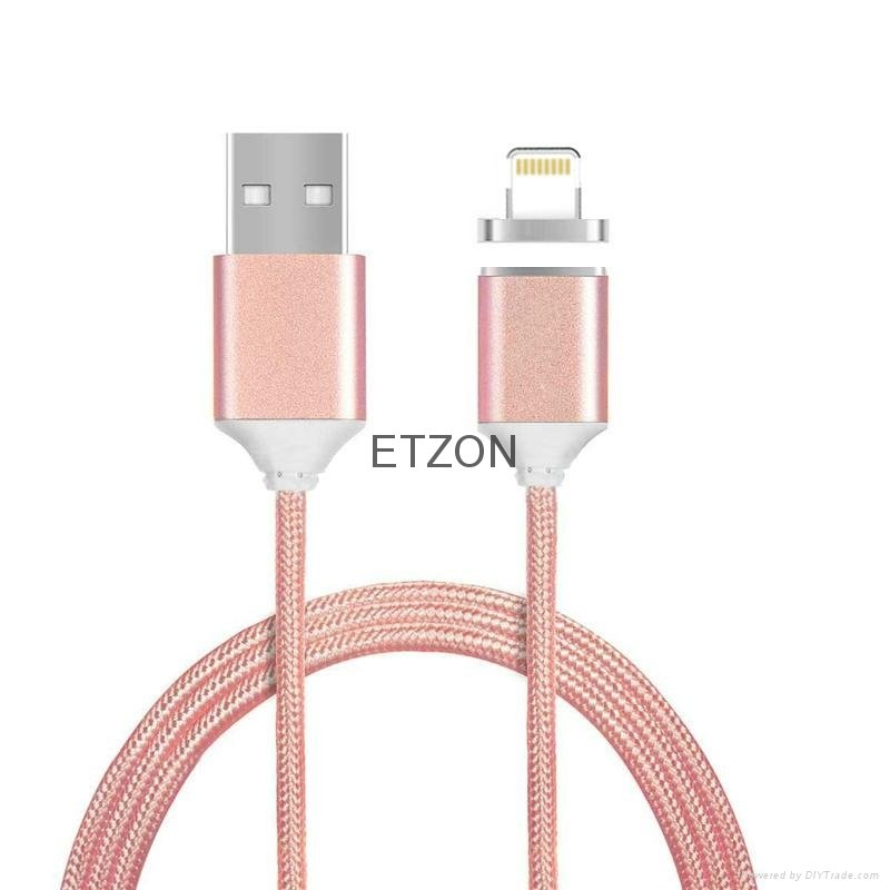 Best  magnetic usb cable for iphone or  android with strong magnetic connector 4