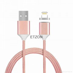 High quality maginetic micro usb lightning chagrging data cable for iphone 