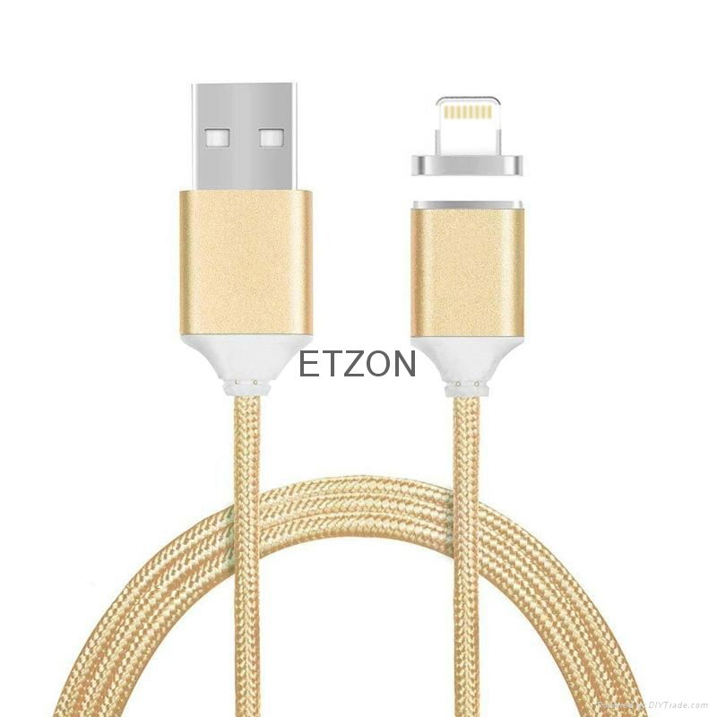 High quality maginetic micro usb lightning chagrging data cable for iphone  3