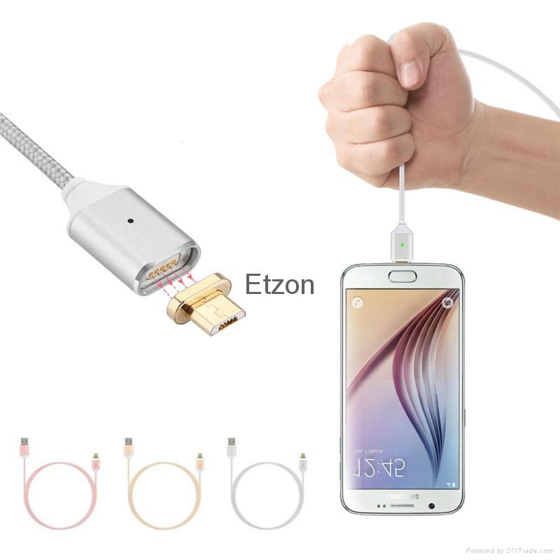 Best  magnetic usb cable for iphone or  android with strong magnetic connector