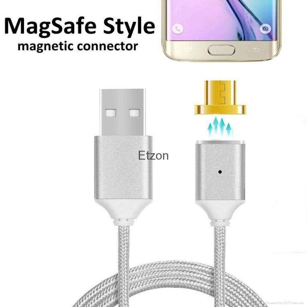 2 in 1 Magnetic Charging Cable Combo  Fast Phone Charger Data Transfer Sync 5