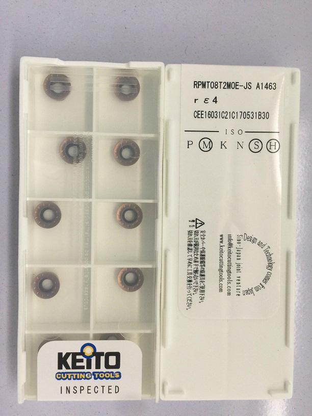 Carbide inserts (R4)RPMT08T2MOE-JS 2