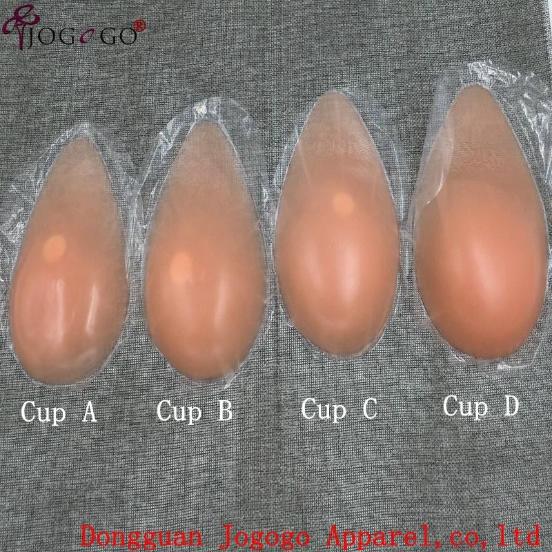 Drop Shape Strapless Self Adhesive Silicone Invisible Plunge Bra For Deep V Dres
