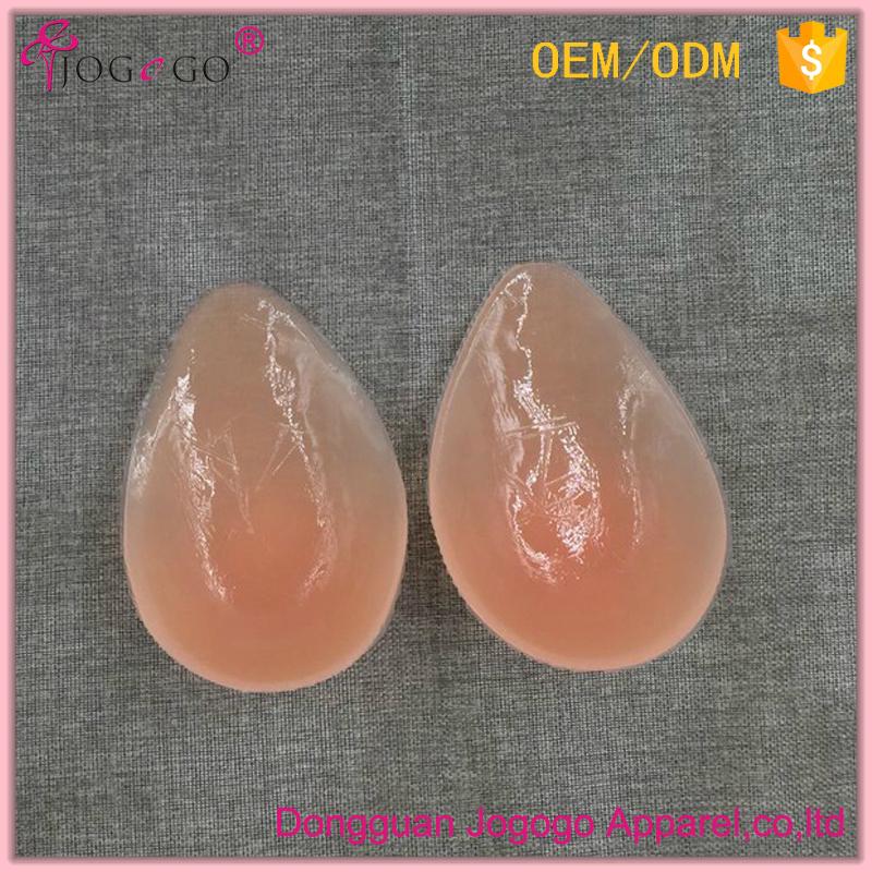 Drop Shape Strapless Self Adhesive Silicone Invisible Plunge Bra For Deep V Dres 5