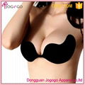 factory wholesale sexy seamless backless strapless self adhesive V bra for backl 1