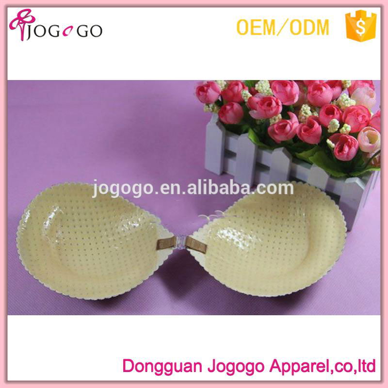 Guangdong wholesales seamless strapless backless adhesive bra factory 5