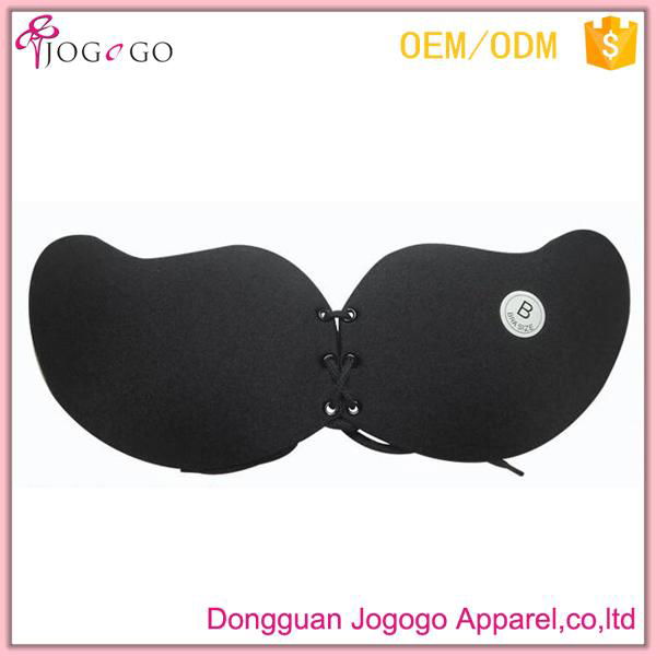 2016 new style lala goddess cleavage enhancing strapless sticky fashion bra 2