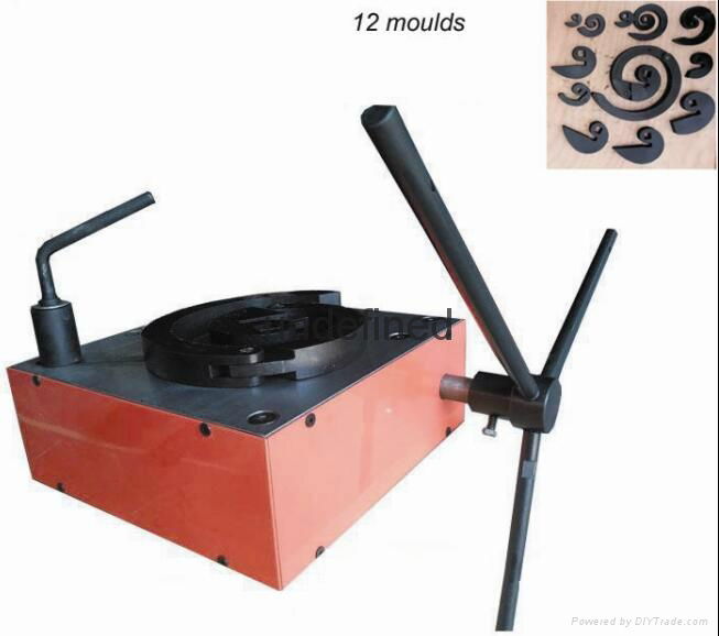 multifunction manual wrought iron machine