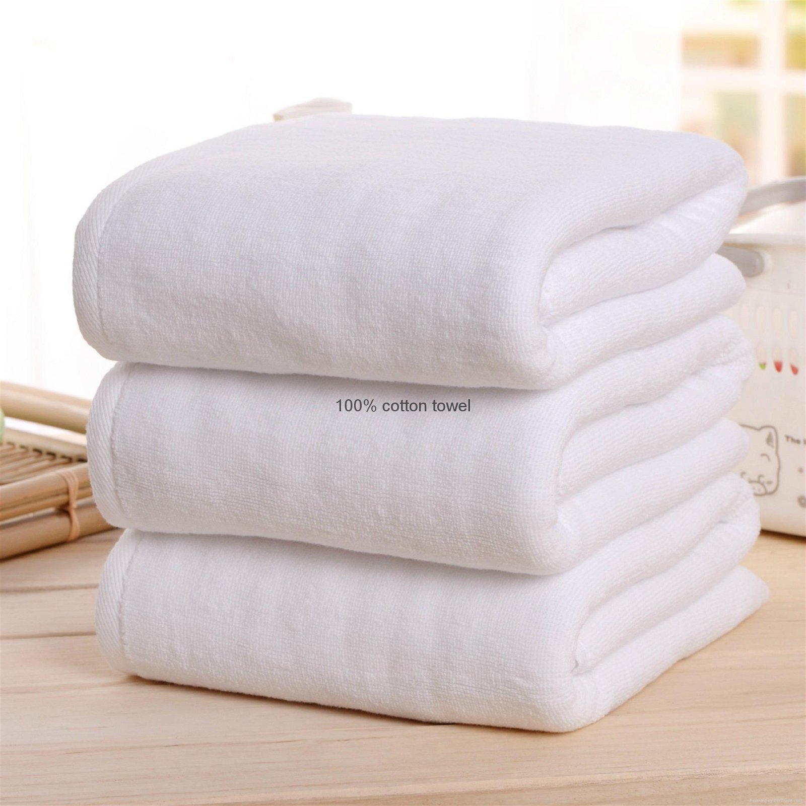  plain dyed elegant  cotton hotel bath towel 4