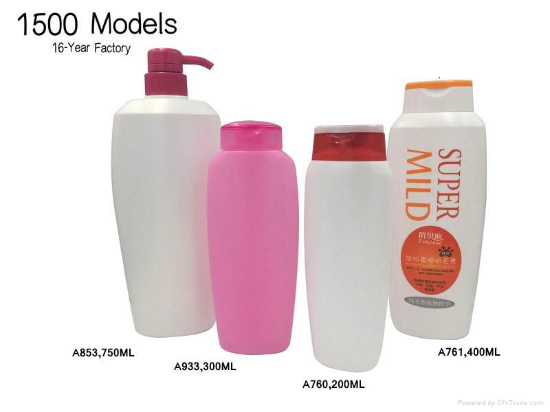 100ml 200ml 400ml shampoo bottles