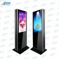 42 inch dual side screen floor stands multimedia Advertising player 2