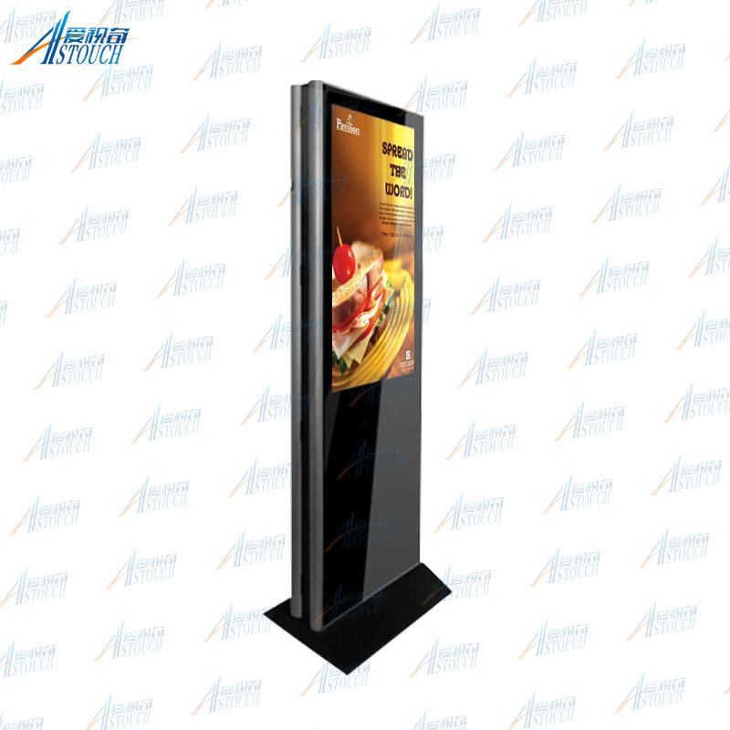 42 inch dual side screen floor stands multimedia Advertising player 5