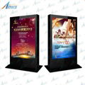 outdoor high brightness double sided commercial LED advertising media player wit 4