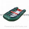 AL-390 Heavy Duty Inflatable Sportboat—Green PVC  1