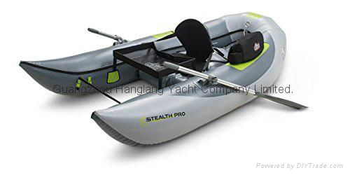 Outcast OSG Stealth Pro Frameless Pontoon Boat 