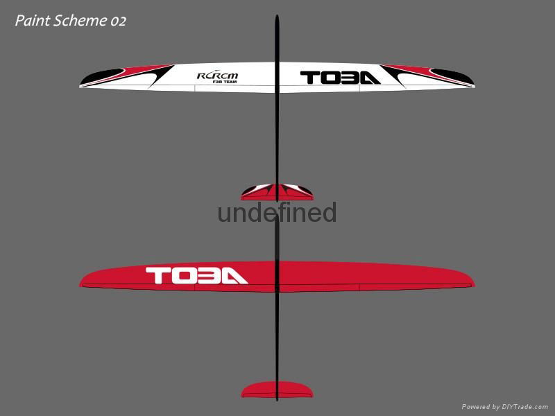 Toba 3m wingspan slope remote control glider 3