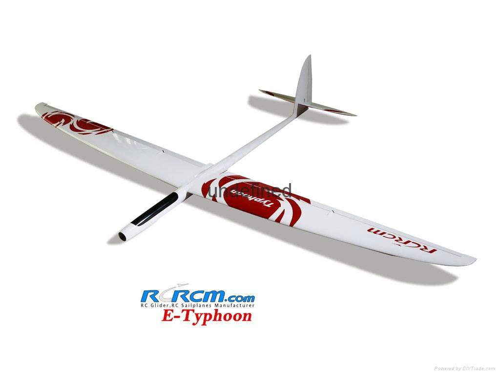 Typhoon composite remote control glider