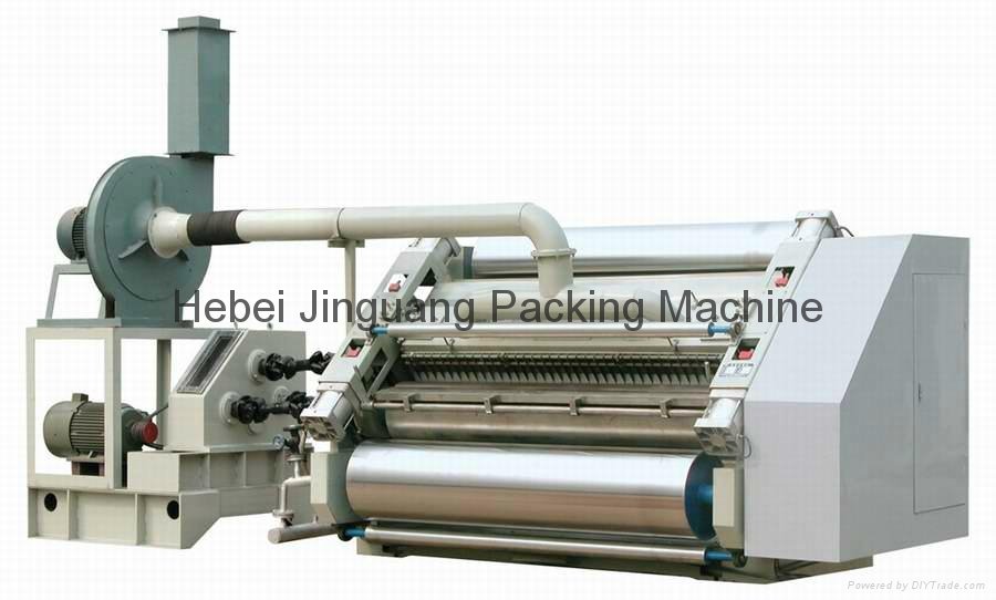 2 layer single facer corrugated paperboard production line 2