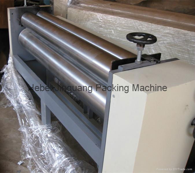 Corrugated paperboard gluing machine 2