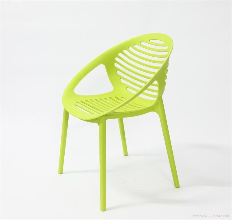 Wholesale Leisure Polypropylene Plastic Chair Cafe Dining Chair