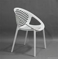 Wholesale Leisure Polypropylene Plastic Chair Cafe Dining Chair 3