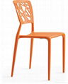 Modern Cheap Price Hollow Back Dining Chair Plastic Restaurant Chairs 1