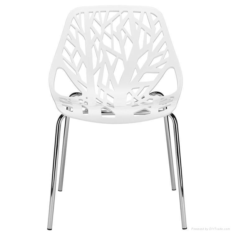 Wholesale Restaurant Dining Chair Birch Sapling Plastic Accent Chair ...