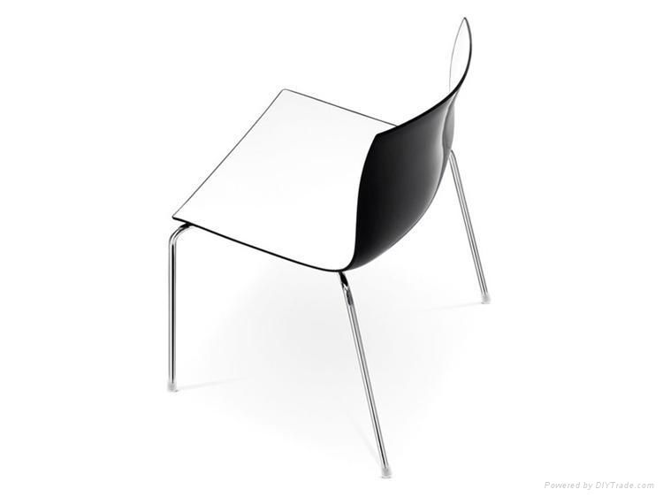 Italian Design Restaurant Chair ABS Plastic Chair in Dining Chair 3