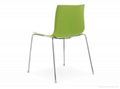 Italian Design Restaurant Chair ABS Plastic Chair in Dining Chair 2