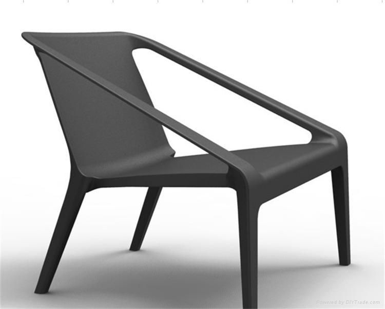 Cheap Outdoor Furniture Stackable Plastic Beach Chair 2