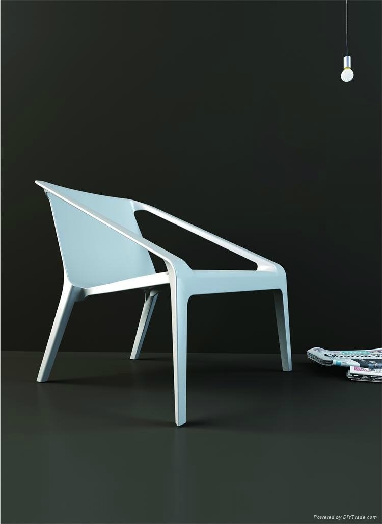 Cheap Outdoor Furniture Stackable Plastic Beach Chair 5