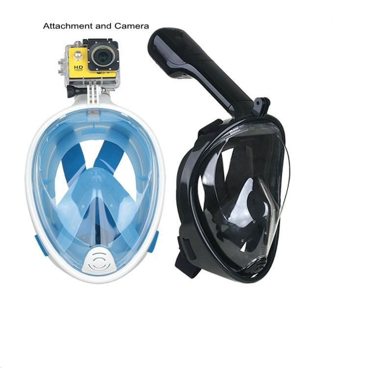 Best scube diving snorkel gear underwater full face breathing mask for sale 2