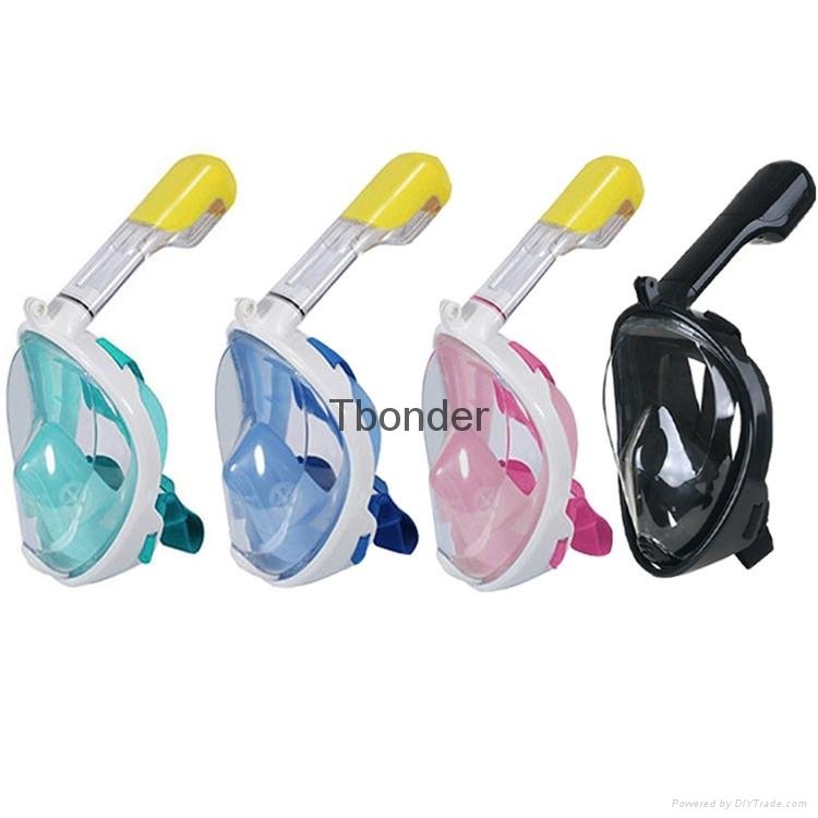  Best scube diving mask  free breathing full face diving mask for  sale 3
