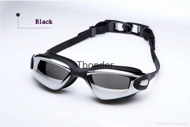 Fashion UV Protection Clear Lens Swimming Glasses Anti fog Swimming goggles 2