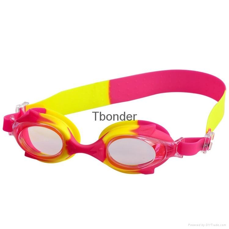 Colorful  Plastic Frame Material Arena Swimming Goggles for children 4