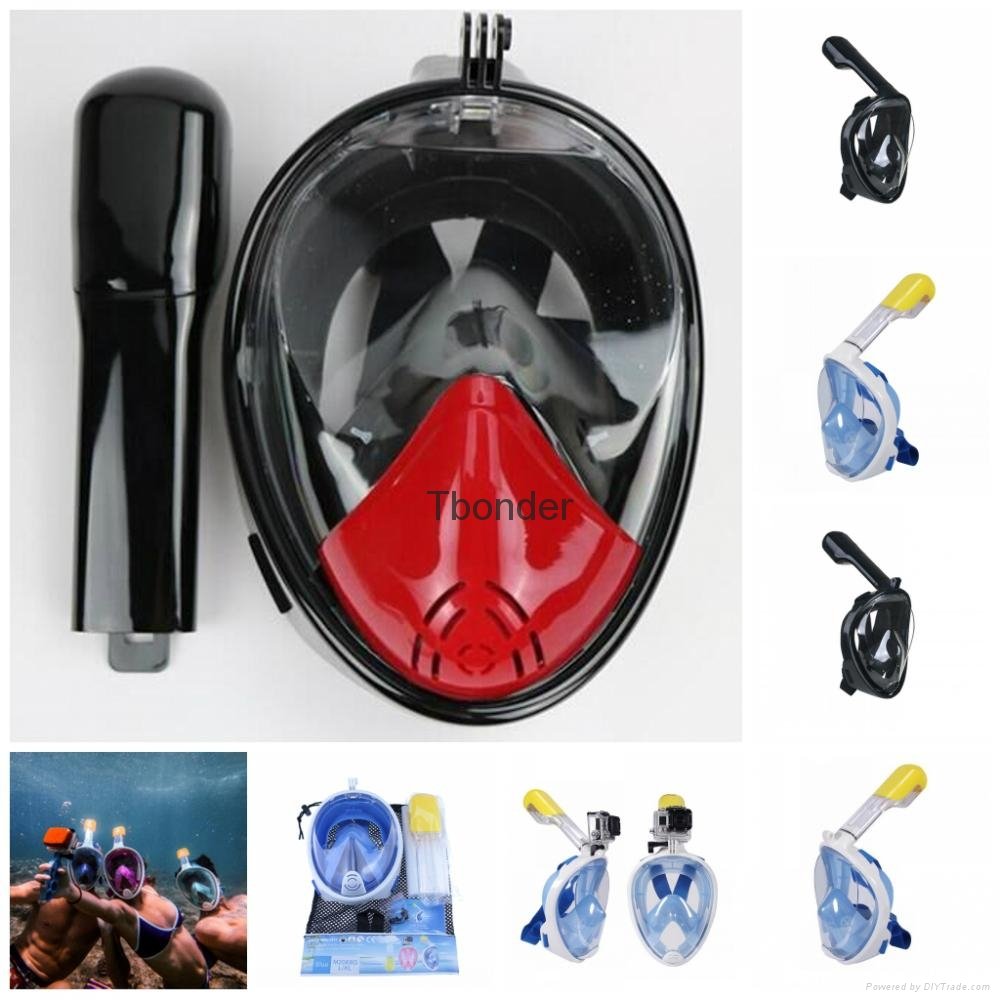  Best scube diving mask  free breathing full face diving mask for  sale