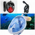 Custom professional silicone diving mask best full face scube mask for adults