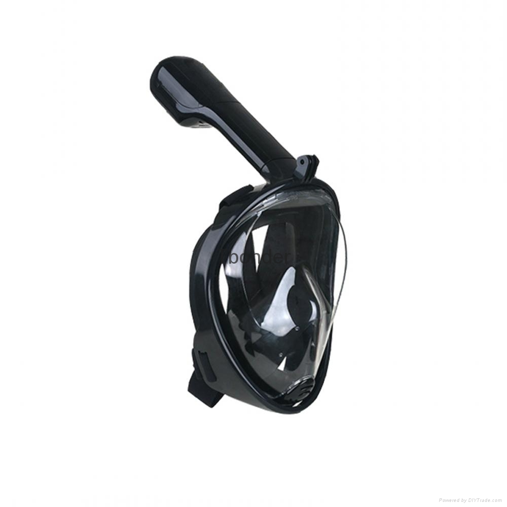 180 degree full face scube diving mask easy breath snorkel mask