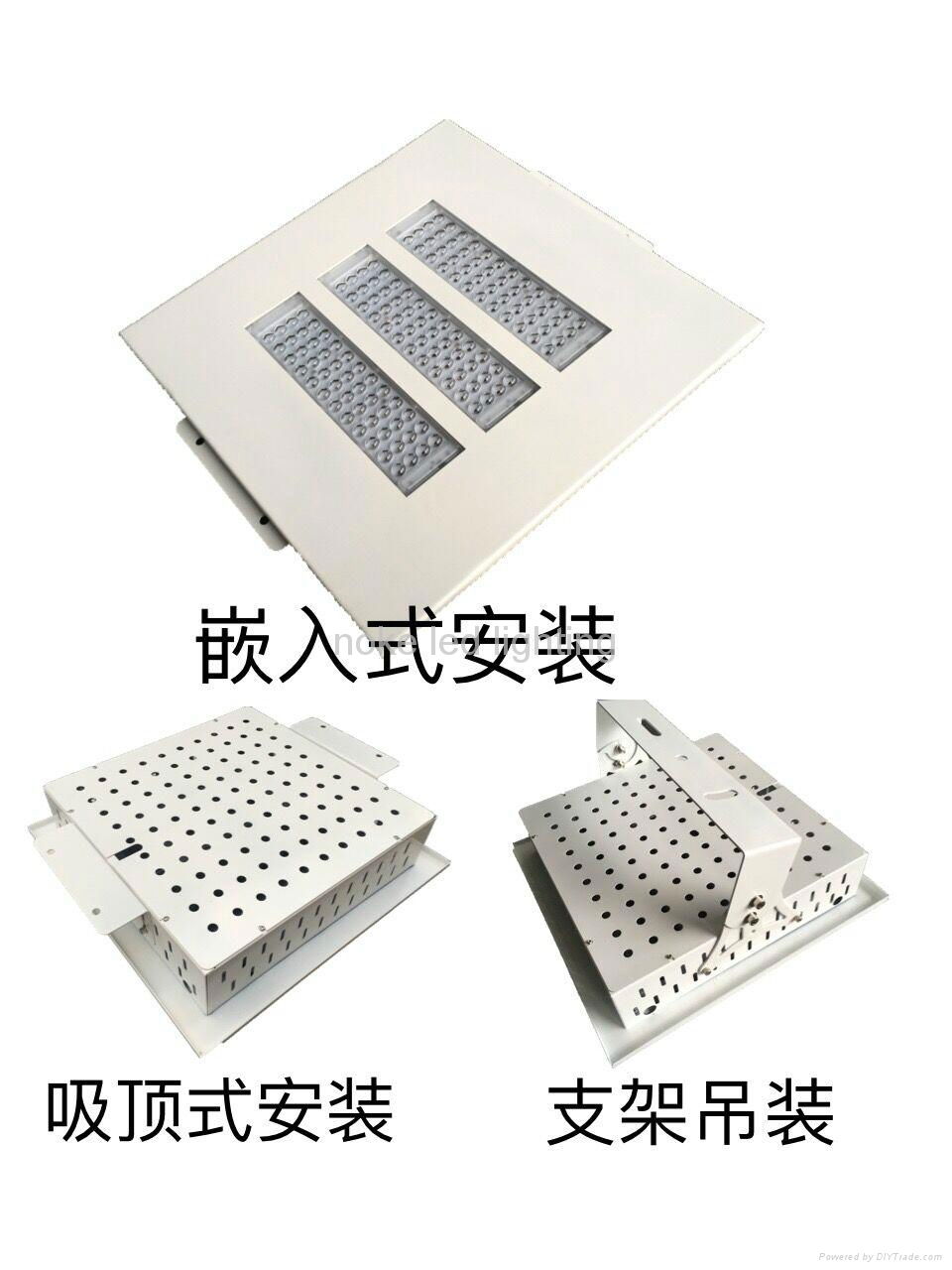 Square type anti explosion led light for gas station 3