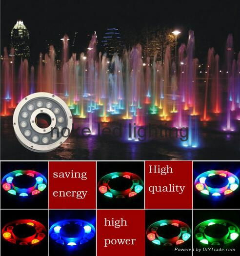 IP68 underwater lighting color changing led fountain light 5