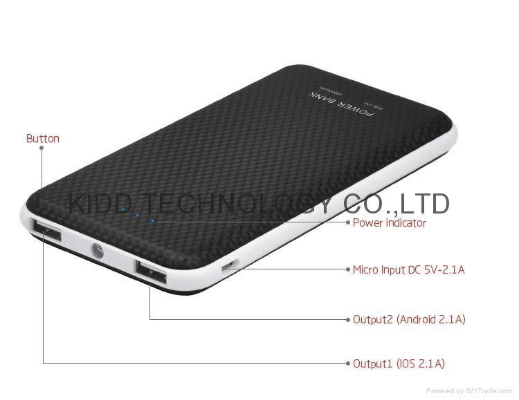 Factory price with high quality Power bank 9500-10200mAh hot Powerbank 4