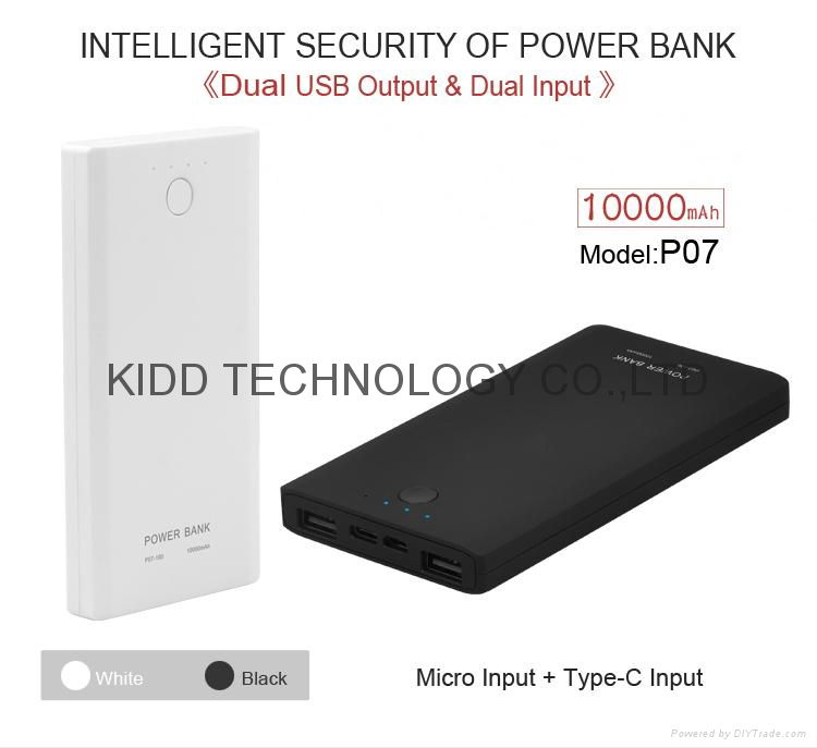 New design with hot selling 2017 protable Power bank 10000mAh